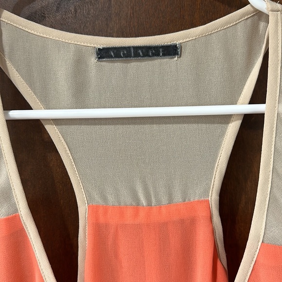 Velvet Grapham & Spencer Layered Racerback swing Tank M - Picture 3 of 3